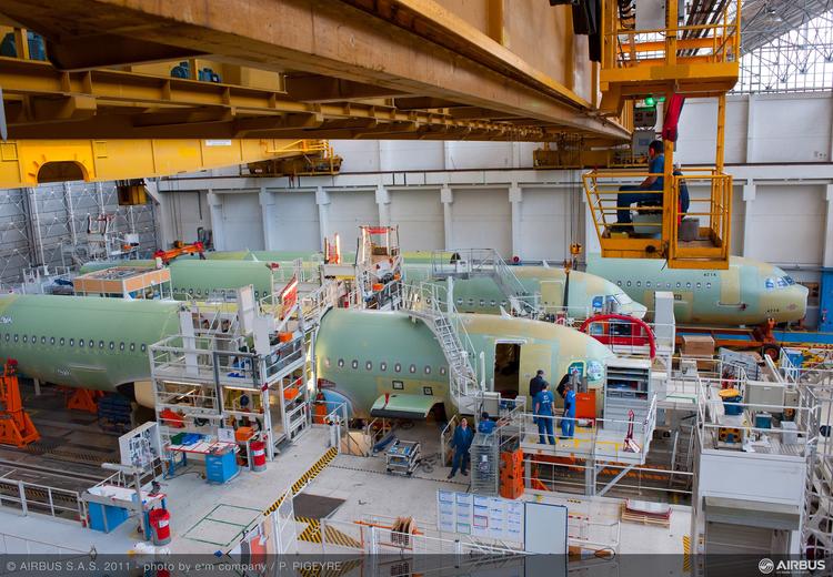 Aircraft manufacturing facility