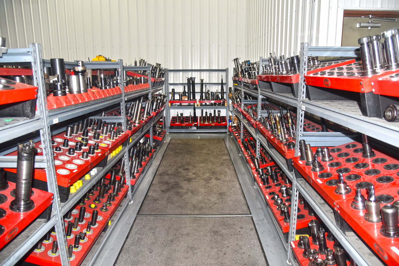 Organized industrial tool room
